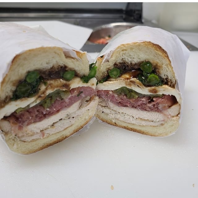 The Sylvester Stallone Sandwich.