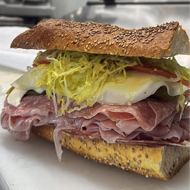 The Dom Deluise" Sandwich.